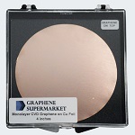 4" Monolayer Graphene on Circular Cu foil 